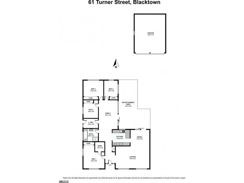 61 Turner Street, Blacktown NSW 2148 Floorplan