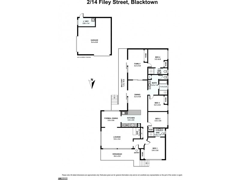 2/14 Filey Street, Blacktown NSW 2148 Floorplan