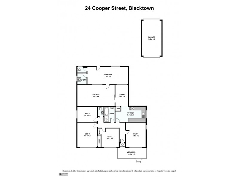 24 Cooper Street, Blacktown NSW 2148 Floorplan