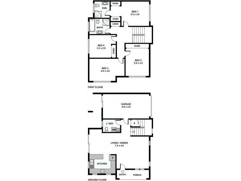 1/26-28 Newton Road, Blacktown NSW 2148 Floorplan