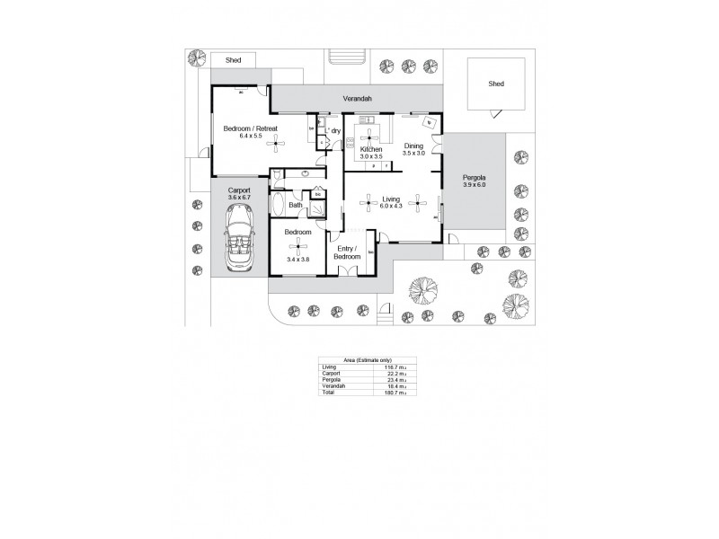 3 Seaman Court, Mclaren Vale SA 5171 Floorplan