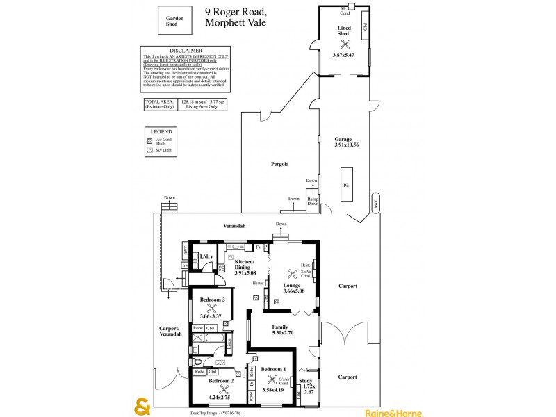 9 Roger Road, Morphett Vale SA 5162 Floorplan