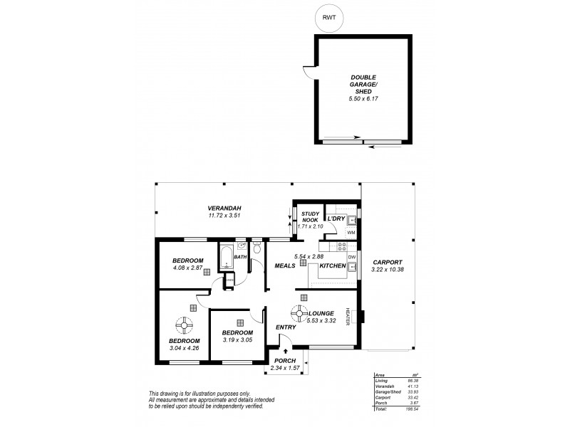 7 Pike Street, Christies Beach SA 5165 Floorplan