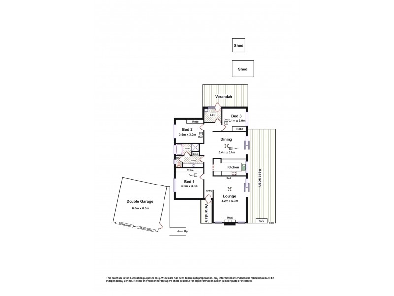 13 Sherebrooke Boulevard, Woodcroft SA 5162 Floorplan