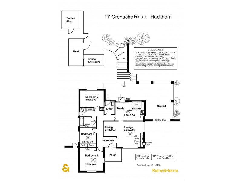 17 Grenache Road, Hackham SA 5163 Floorplan