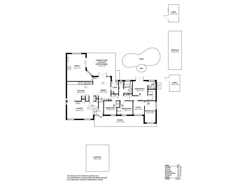 4 Lulworth Place, Flagstaff Hill SA 5159 Floorplan