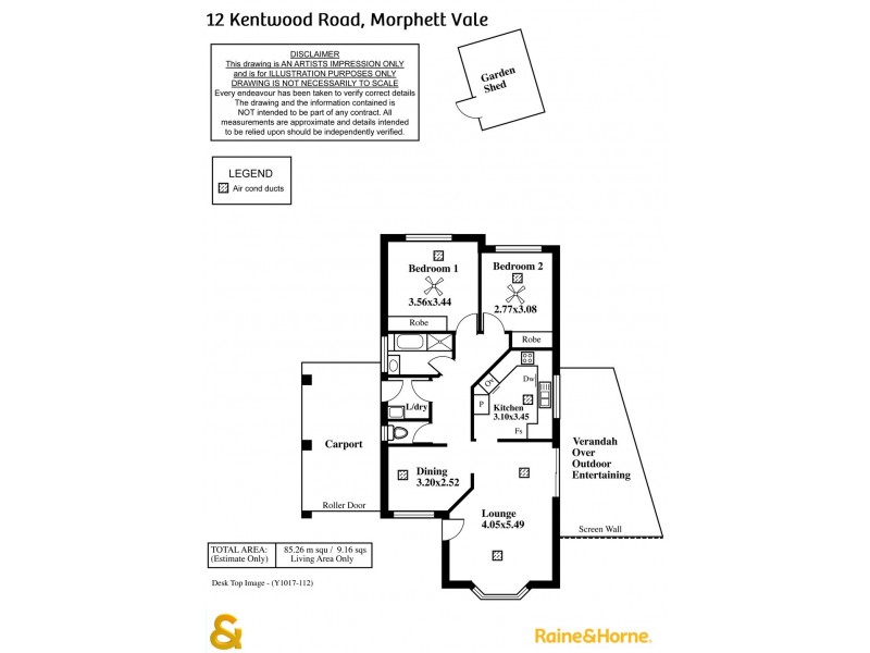 12 Kentwood Road, Morphett Vale SA 5162 Floorplan