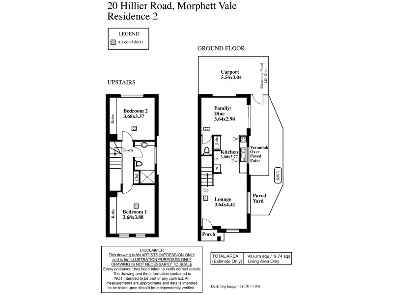 2/20 Hillier Road, Morphett Vale SA 5162 Floorplan
