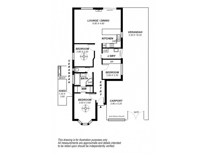 33 Talladira Way, Woodcroft SA 5162 Floorplan