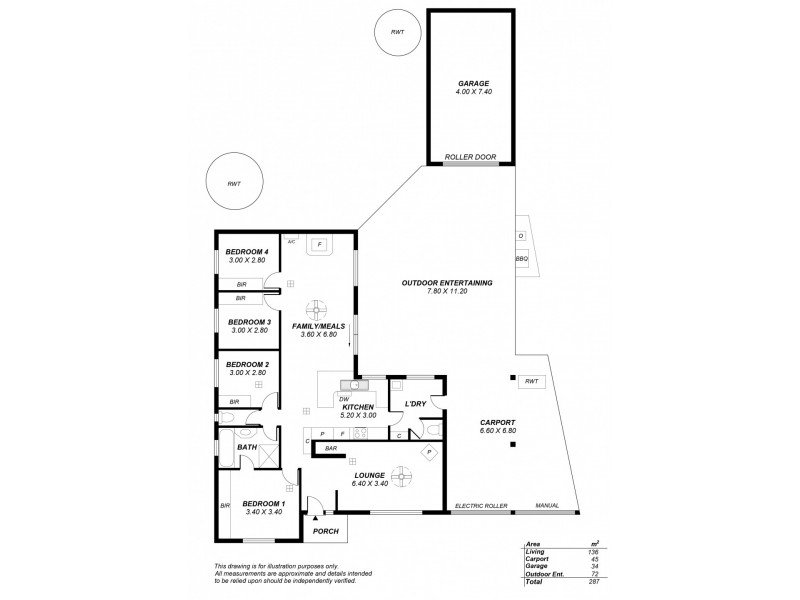 13 Coorumbena Crescent, Morphett Vale SA 5162 Floorplan