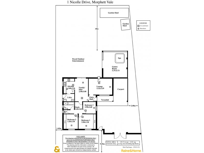 1 Nicolle Drive, Morphett Vale SA 5162 Floorplan