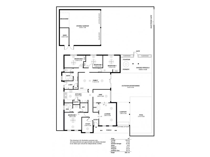 20 Spriggs Road, Onkaparinga Hills SA 5163 Floorplan
