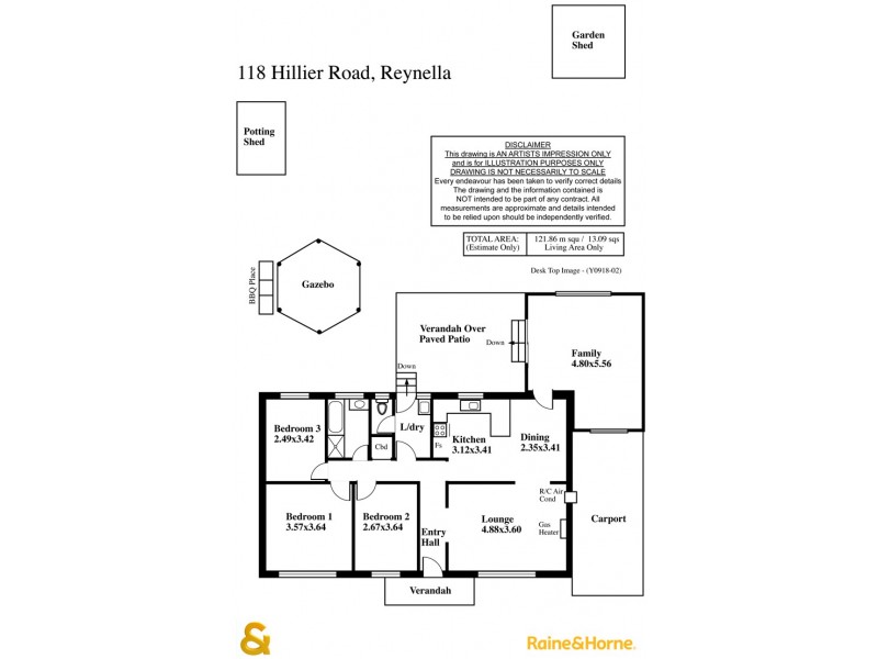 118 Hillier Road, Reynella SA 5161 Floorplan