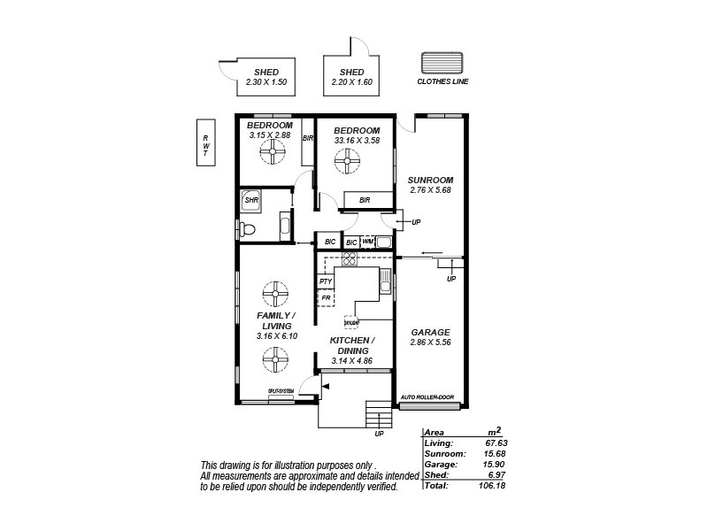 Site 113 Woodcroft Tourist Park, Woodcroft SA 5162 Floorplan