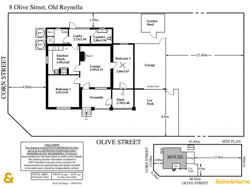 8 Olive Street, Old Reynella SA 5161 Floorplan