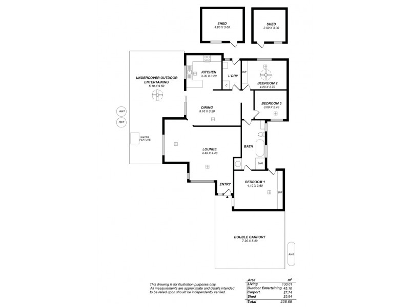 16 Coonawarra Close, Woodcroft SA 5162 Floorplan