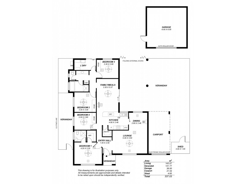 11 Japonica Court, Morphett Vale SA 5162 Floorplan