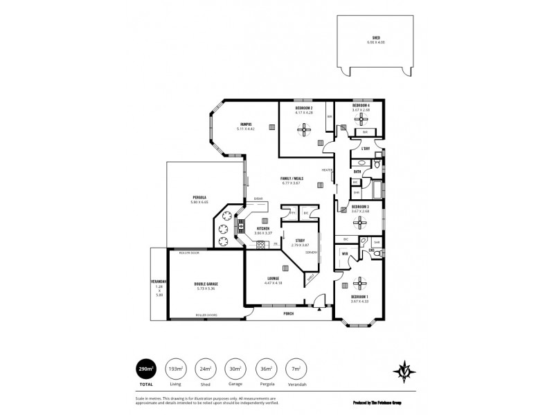 34 Shillabeer Crescent, Woodcroft SA 5162 Floorplan