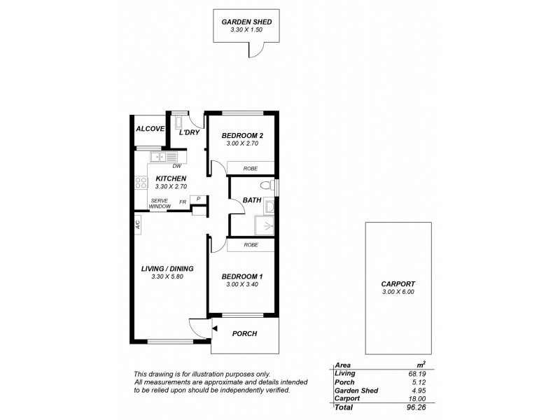 1/2 Douglas Avenue, Reynella SA 5161 Floorplan