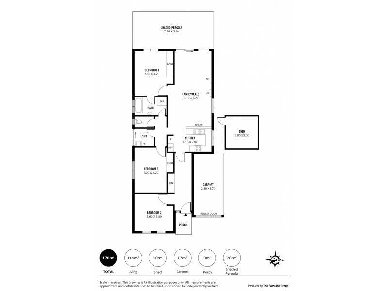 2 Fernbank Court, Morphett Vale SA 5162 Floorplan
