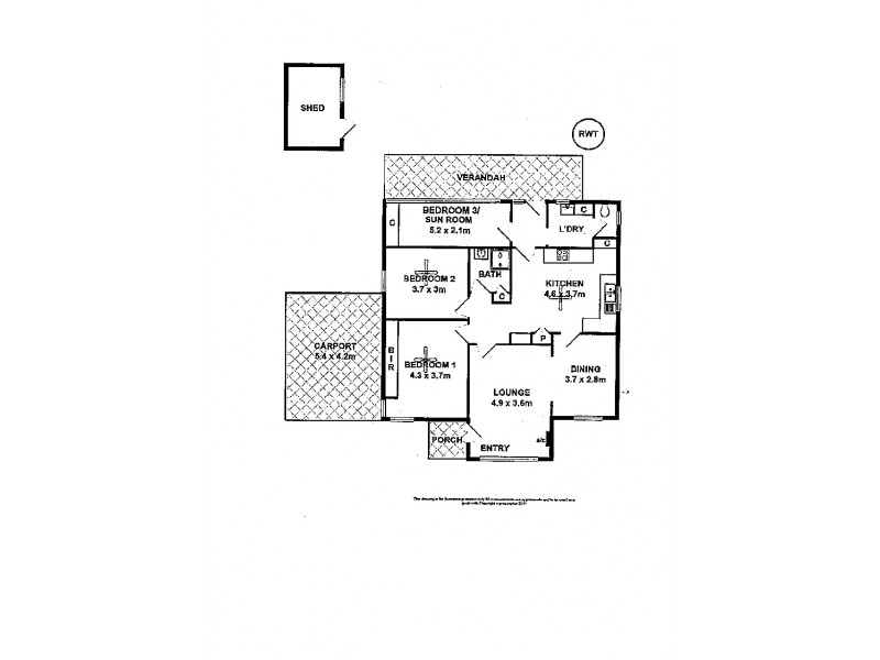 70 Baker Street, Glengowrie SA 5044 Floorplan
