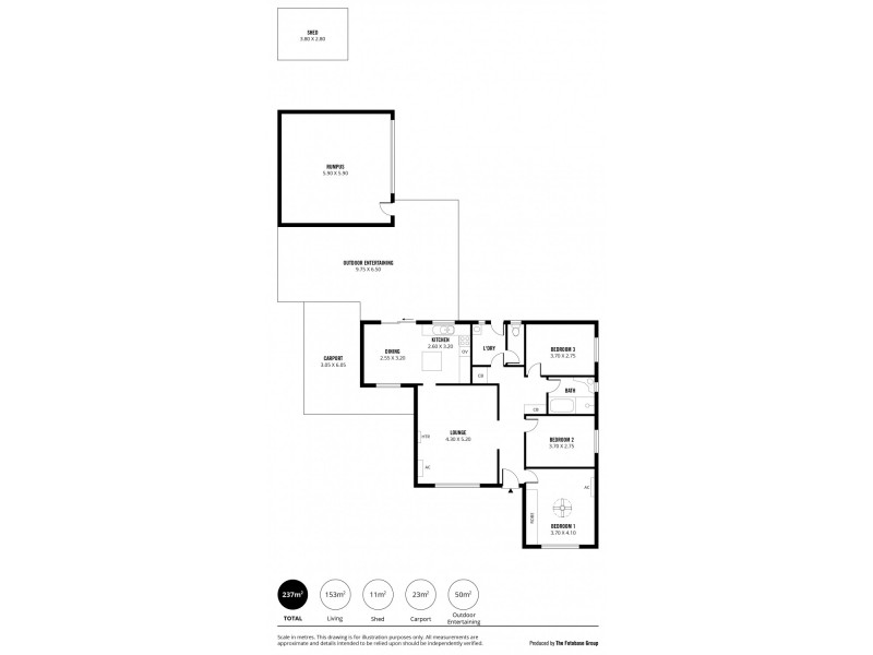 53 Suzanne Avenue, Morphett Vale SA 5162 Floorplan