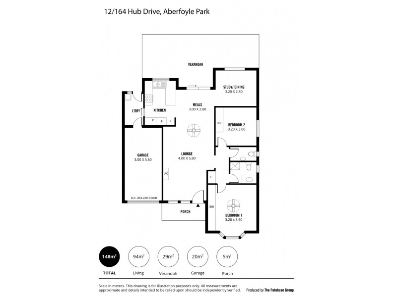12/164 HUB DRIVE, Aberfoyle Park SA 5159 Floorplan