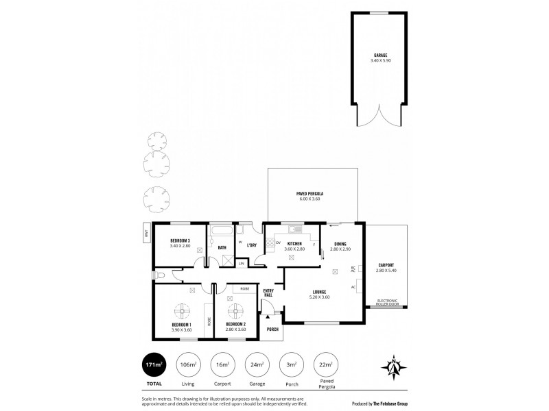 9 Carmela Avenue, Morphett Vale SA 5162 Floorplan
