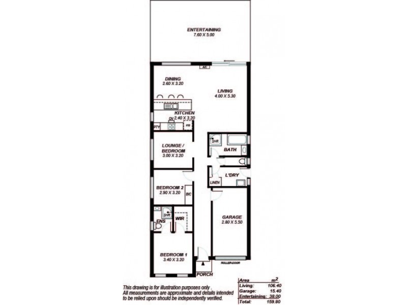40a Wheatsheaf Road, Morphett Vale SA 5162 Floorplan