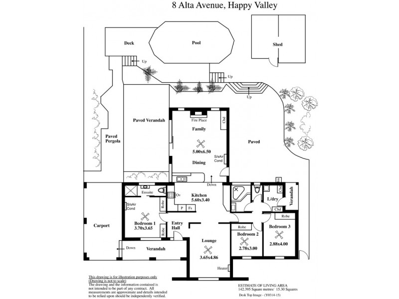 8 Alta Avenue, Happy Valley SA 5159 Floorplan