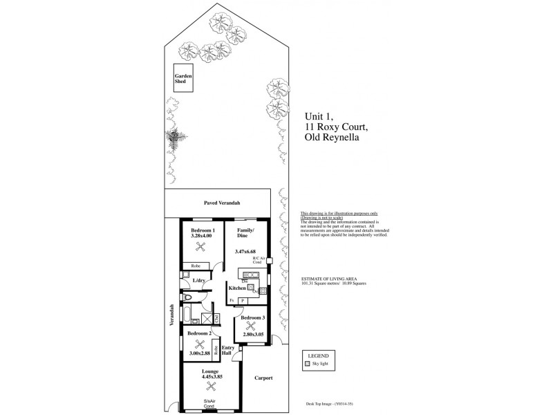 1/11 Roxy Court, Old Reynella SA 5161 Floorplan