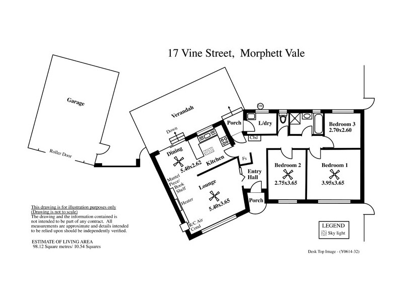 17 Vine Street, Morphett Vale SA 5162 Floorplan