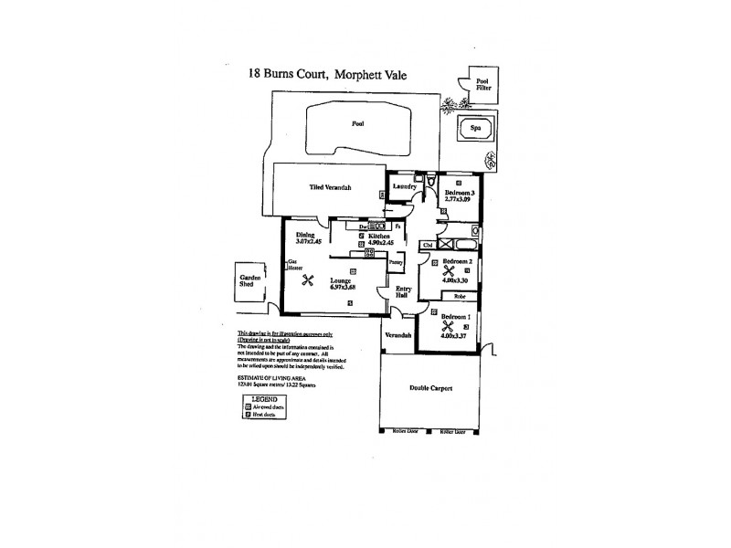 18 Burns Court, Morphett Vale SA 5162 Floorplan