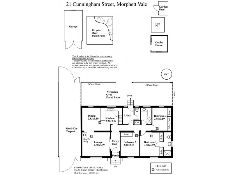 21 Cunningham Street, Morphett Vale SA 5162 Floorplan