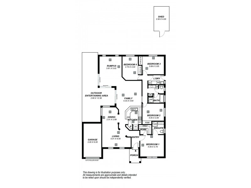 6 Mundulla Avenue, Woodcroft SA 5162 Floorplan
