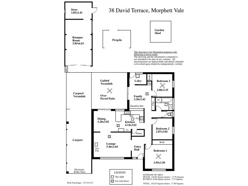38 David Terrace, Morphett Vale SA 5162 Floorplan