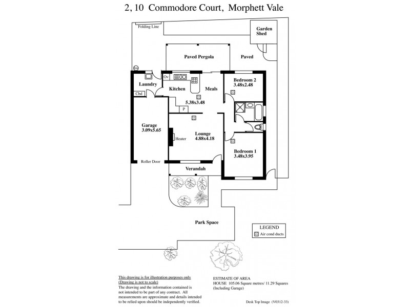 2/10 COMMODORE COURT, Morphett Vale SA 5162 Floorplan