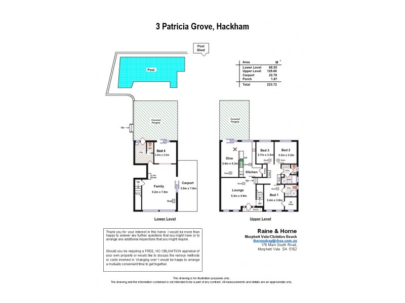 3 Patricia Grove, Hackham SA 5163 Floorplan