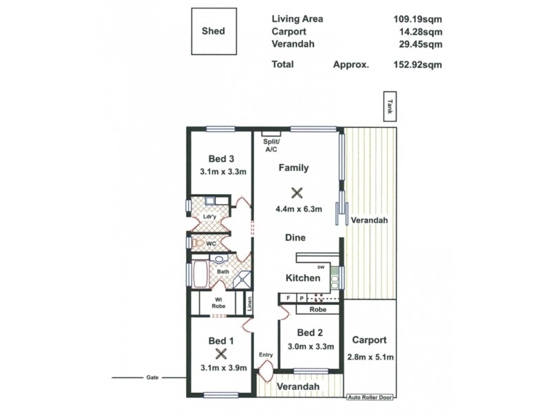 15 Platform Avenue, Sheidow Park SA 5158 Floorplan