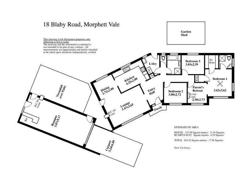 18 Blaby Road, Morphett Vale SA 5162 Floorplan