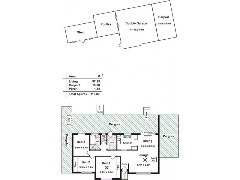 23 Ogwell Crescent, Reynella East SA 5161 Floorplan