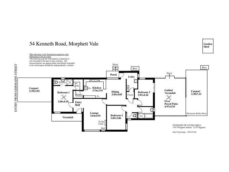 54 Kenneth Road, Morphett Vale SA 5162 Floorplan