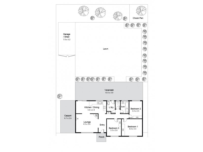 6 Frederic Street, Old Noarlunga SA 5168 Floorplan