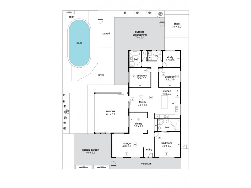 3 Phoenix Crescent, Old Reynella SA 5161 Floorplan