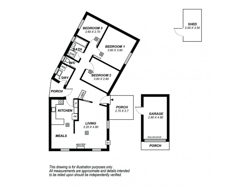 15 Arnold Drive, Hackham SA 5163 Floorplan