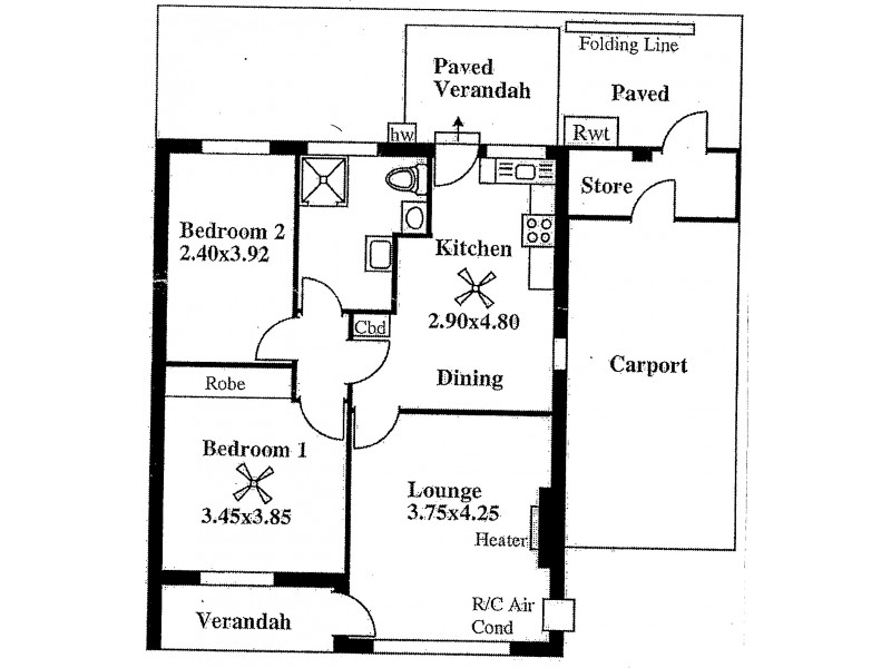 4/60 Booth Avenue, Morphett Vale SA 5162 Floorplan