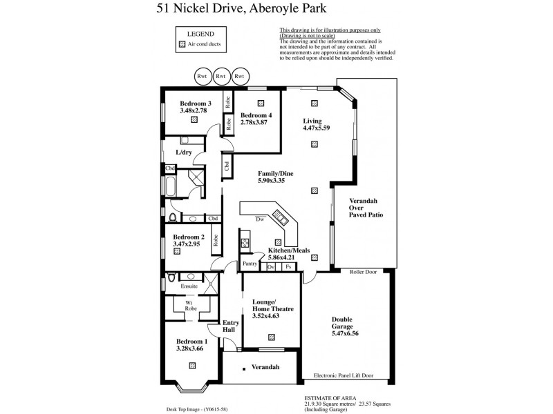 51 Nickel Drive, Aberfoyle Park SA 5159 Floorplan