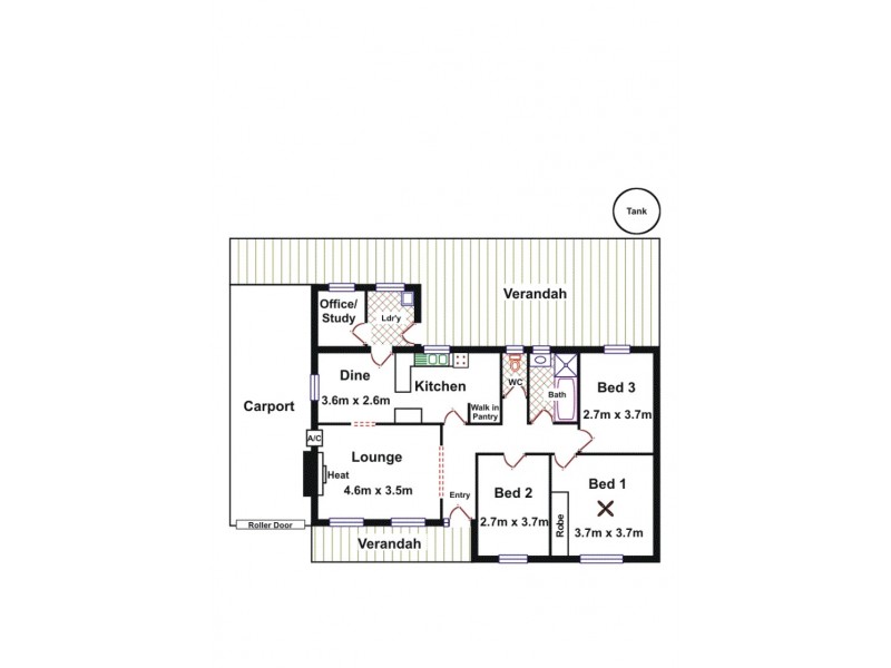 19 Collins Parade, Hackham SA 5163 Floorplan
