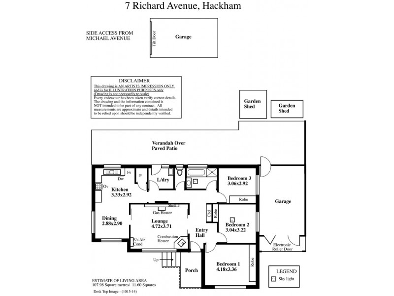 7 Richard Avenue, Hackham SA 5163 Floorplan