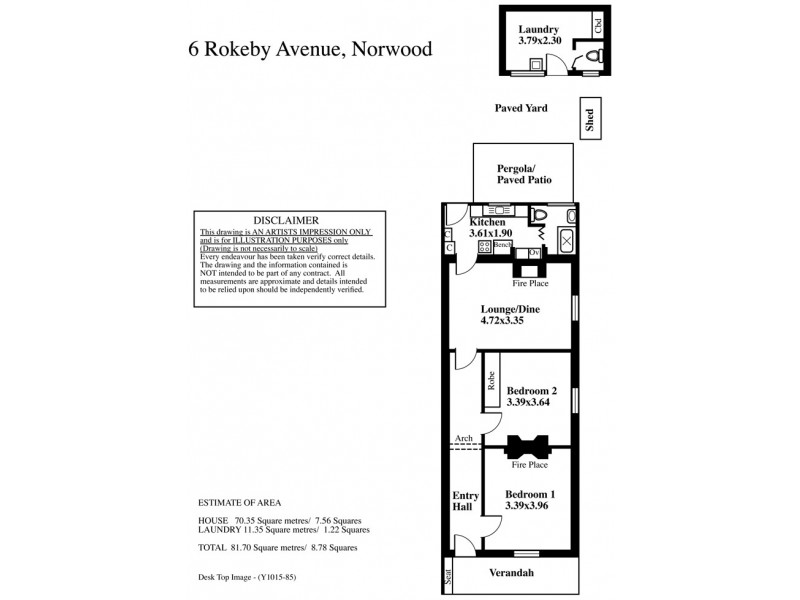 6 Rokeby Avenue, Norwood SA 5067 Floorplan